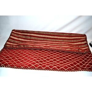 Michael Amini Designer euro Pillow Sham Burgandy Gold Rope trim 26X26 Elegant